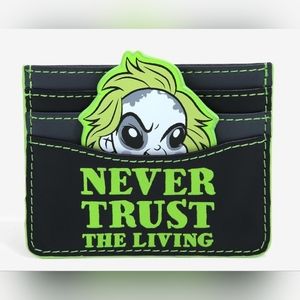 Loungefly Beetlejuice Never Trust the Living Cardholder